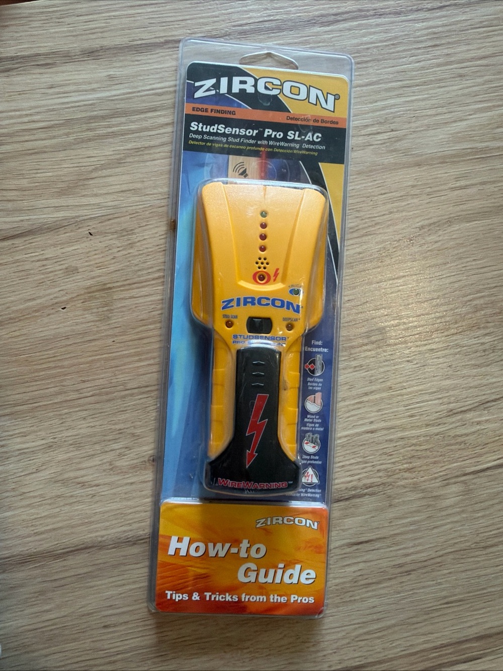 Zircon StudSensor Pro SL-AC Stud Finder -  Edge Finder- Yellow/Black